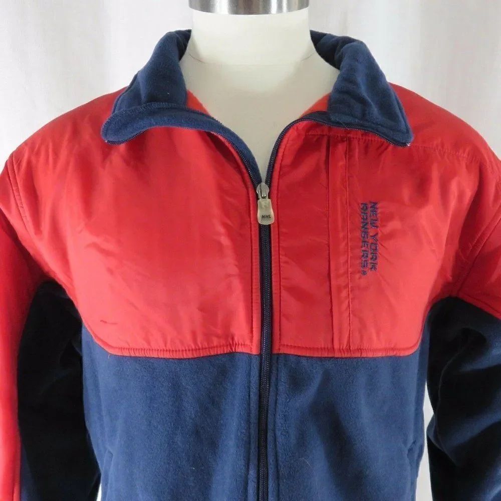 Lee Sport M NHL New York Rangers Eastern Conference Jacket Red Blue 2007